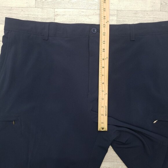 Izod Golf Cargo Shorts Swing Flex 9" Stretch 6 Pocket Blue Mens Size 44 NWT $70 - Picture 11 of 11